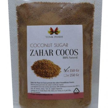 Zahar din Floare de Cocos 150gr Tonik Pharm